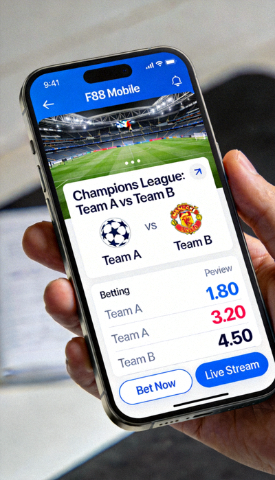 Tampilan halaman taruhan olahraga M88 Mobile untuk pertandingan sepak bola Liga Champions dengan odds yang jelas